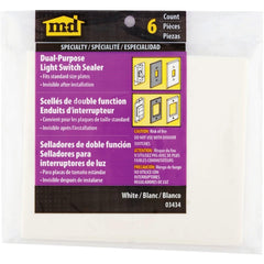 M-D BUILDING PRODUCTS M-d Building Products 03434 Wall Plate Foam Insulator 6 Pack