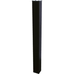 MAIL BOSS Mail Boss 7121 Heavy-duty Square Mailbox Post Black Steel