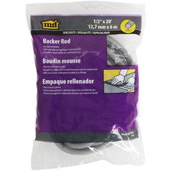 M-D BUILDING PRODUCTS M-d Building Products 71480 Backer Rod 1/2 in X 20 Ft Gray
