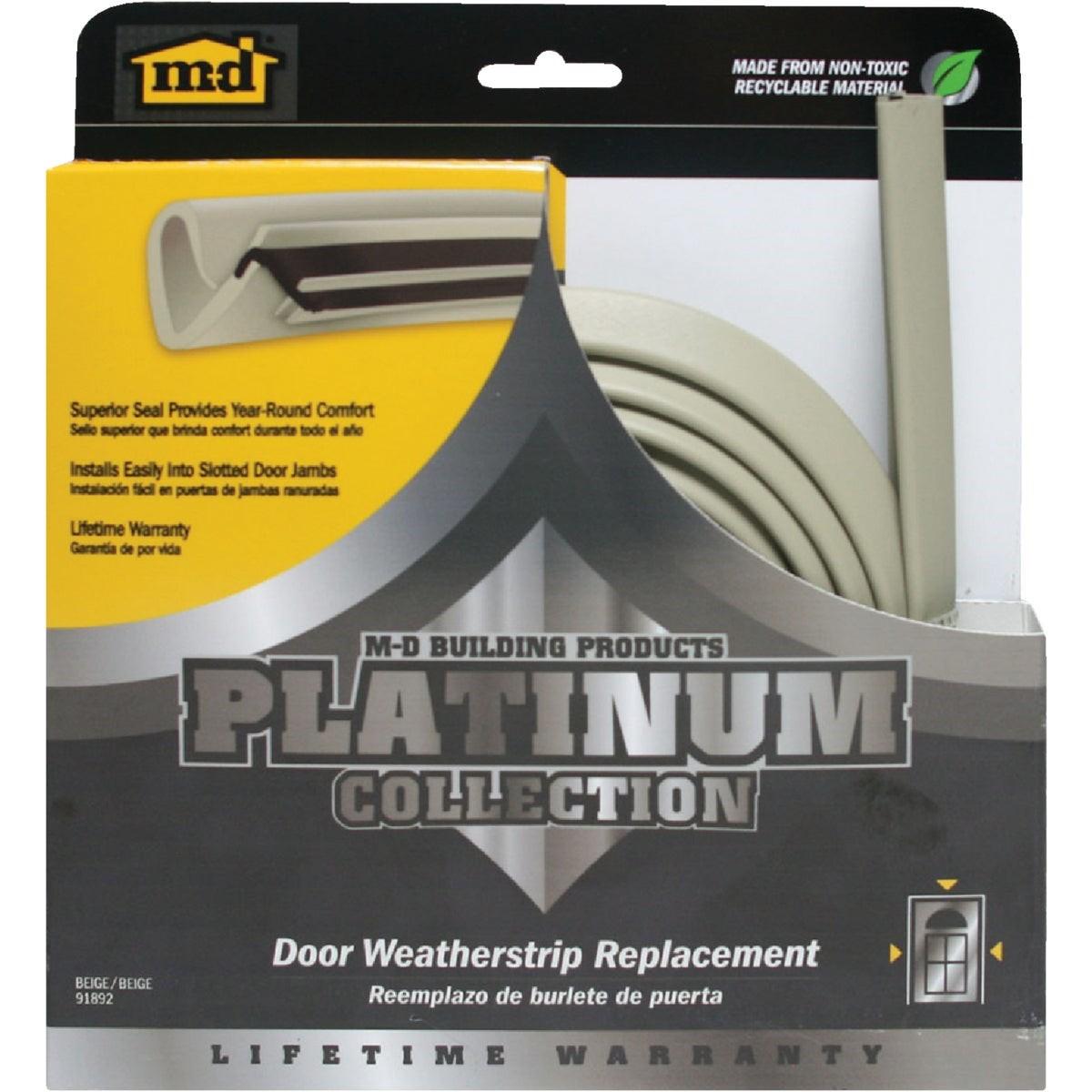 M-D BUILDING PRODUCTS M-d Building Products 91892 Door Jamb Weatherstrip 84in Beige