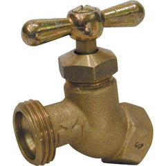 B&K Bk 102-403 No-kink Hose Bibb 1/2 in Fip X 3/4 in Mht Brass