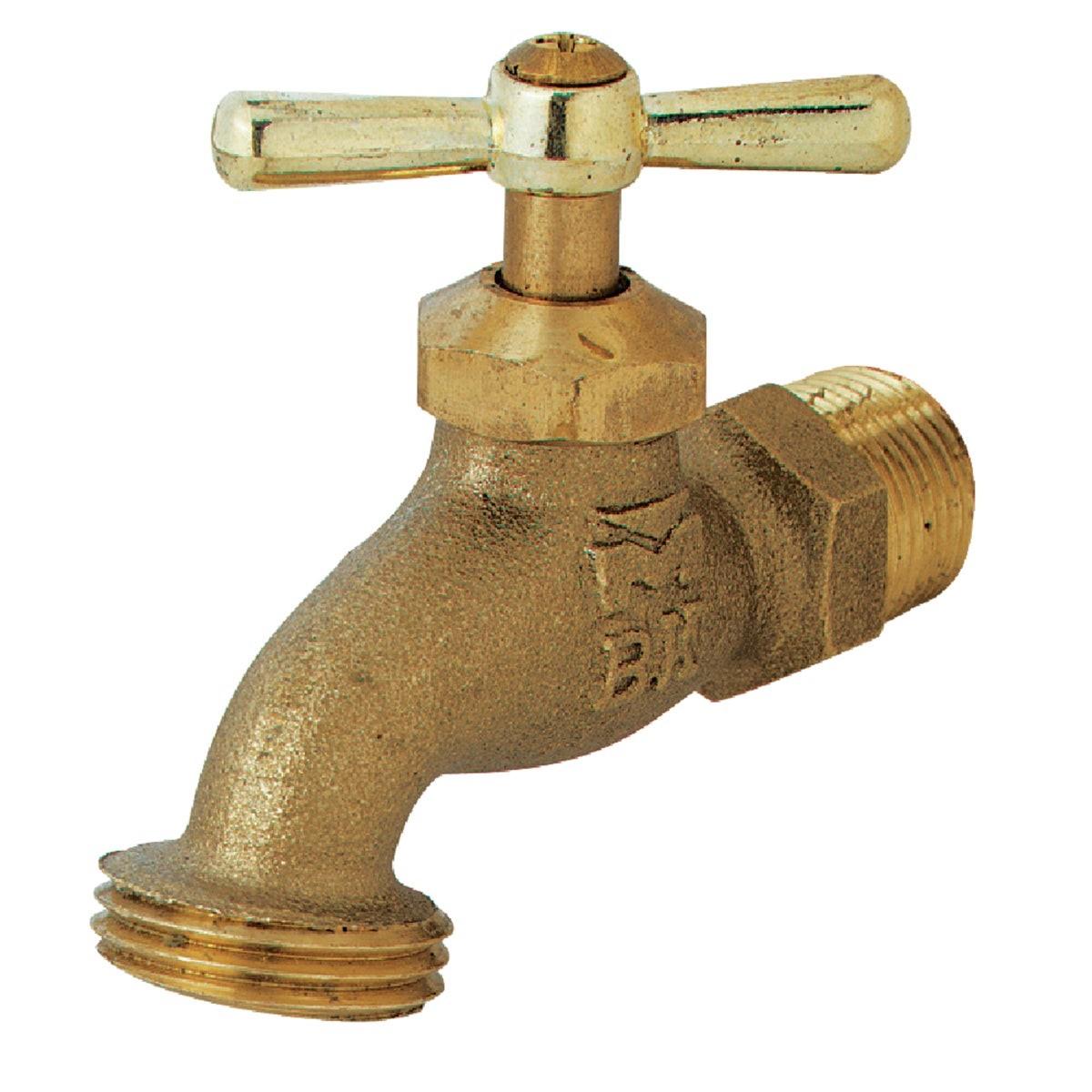 B&K Bk 103-003 Hose Bibb 1/2 in Mip X 3/4 in Male Hose Thread