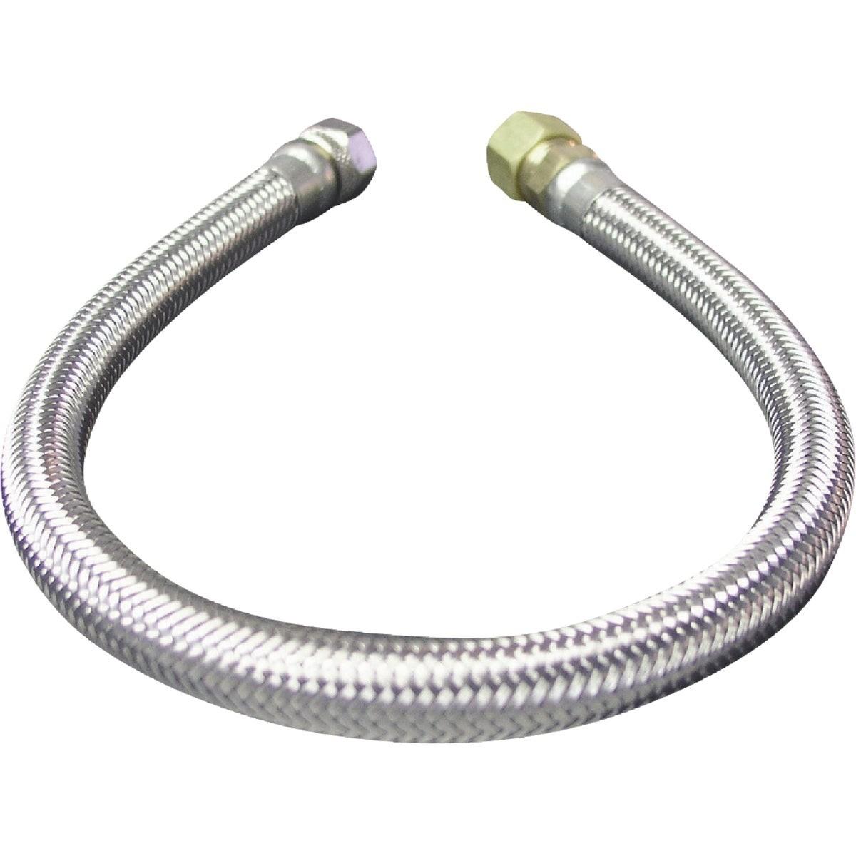 B&K Bk 496-071DIB Stainless Steel Faucet Connector 3/8in