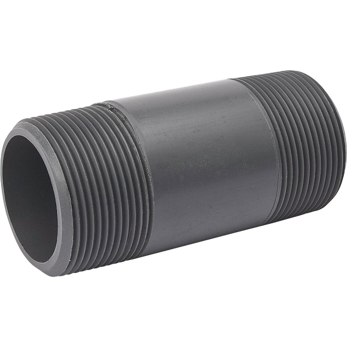 B&K Bk 507-040 Schedule 80 Pvc Nipple 1-1/2 X 4 Inches