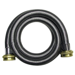 B&K Bk 496-211 4 Ft Stainless Steel Washing Machine Hose 125 Psi