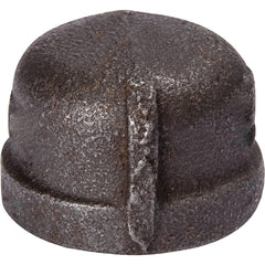 B&K Bk 521-400HC Malleable Black Iron Pipe Cap 1/8 Inch