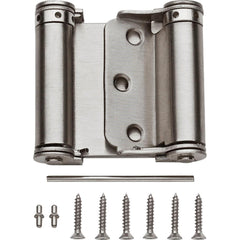 NATIONAL MARKER National Marker N100051 Spring Door Hinge 3 in Satin Nickel