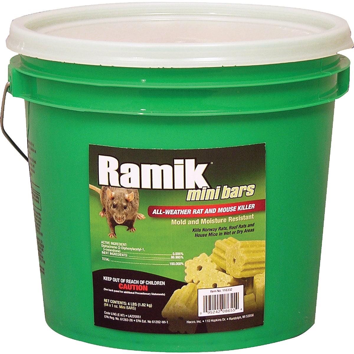 NEOGEN Neogen 116332 Ramik Bar Rat Mouse Poison 64 Count