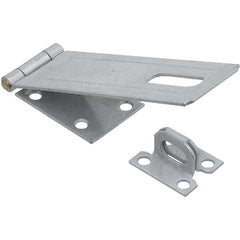 NATIONAL MARKER National Marker N102780 6 in Galvanized Non-swivel Safety Hasp