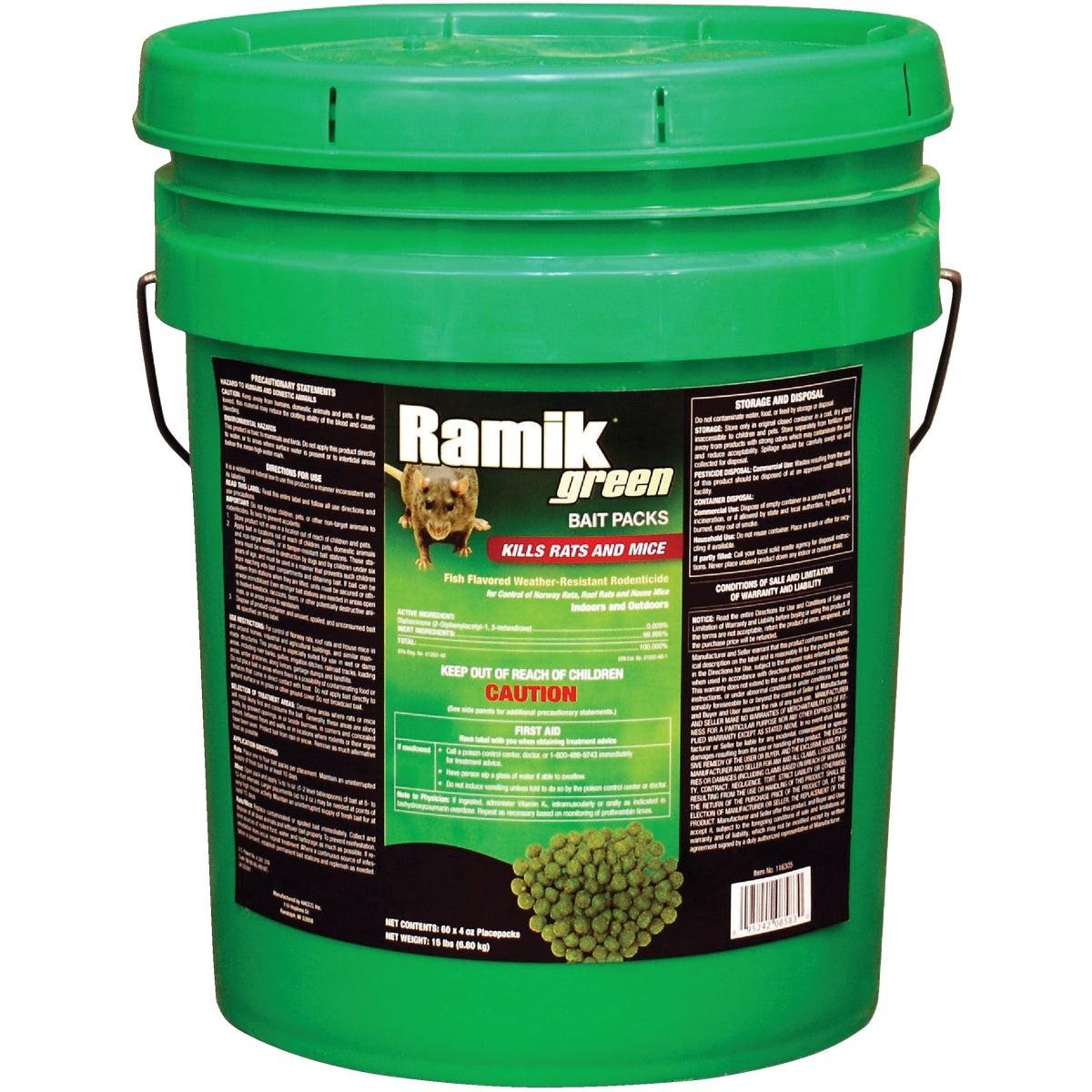 NEOGEN Neogen 116305 Ramik Green Rodenticide Pellet Bait 60-pack