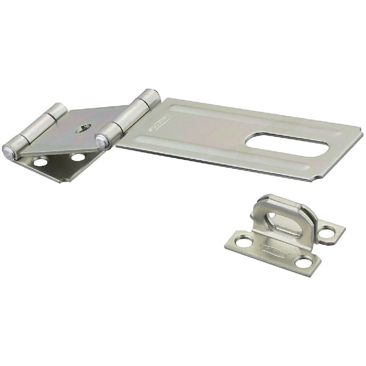 NATIONAL MARKER National Marker N103291 Double Hinge Zinc Hasp 4.5 in