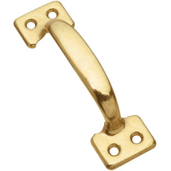 NATIONAL MARKER National Marker N116558 Window Sash Lift 4 Inch Brass