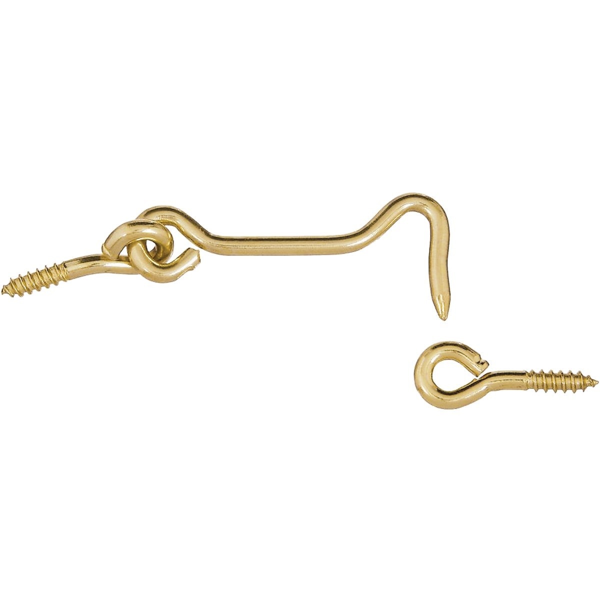 NATIONAL MARKER National Marker N118133 Solid Brass Hook Eye Bolt
