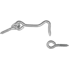NATIONAL MARKER National Marker N117911 Steel Hook Eye Bolt 2 in 2 Ct