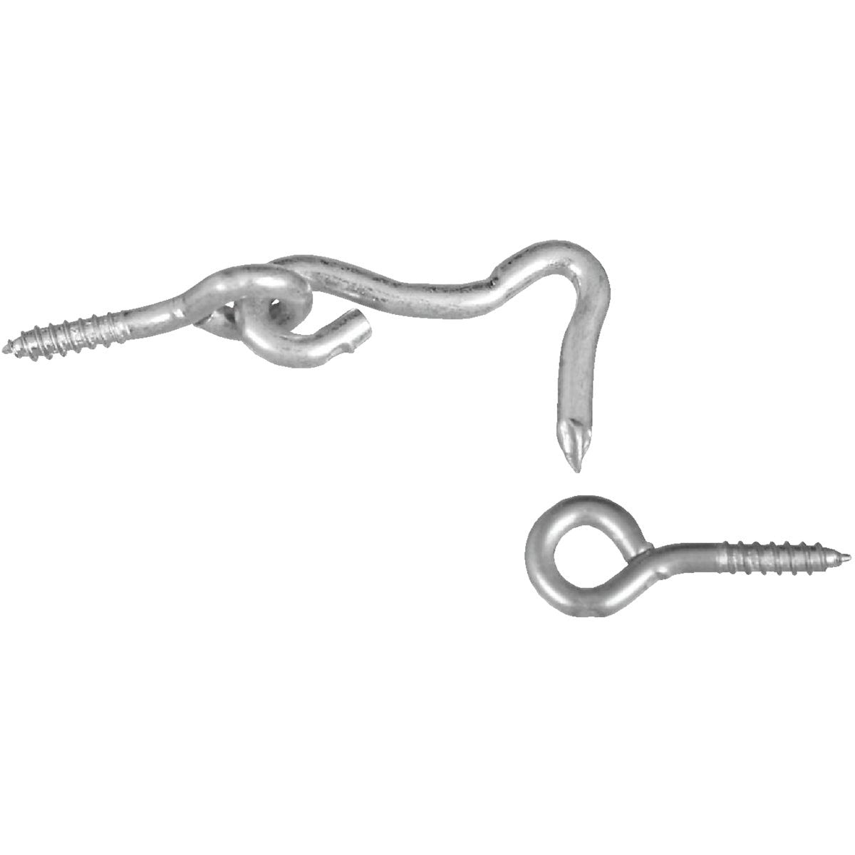 NATIONAL MARKER National Marker N117820 Steel Hook Eye Bolt 1 in 2 Ct