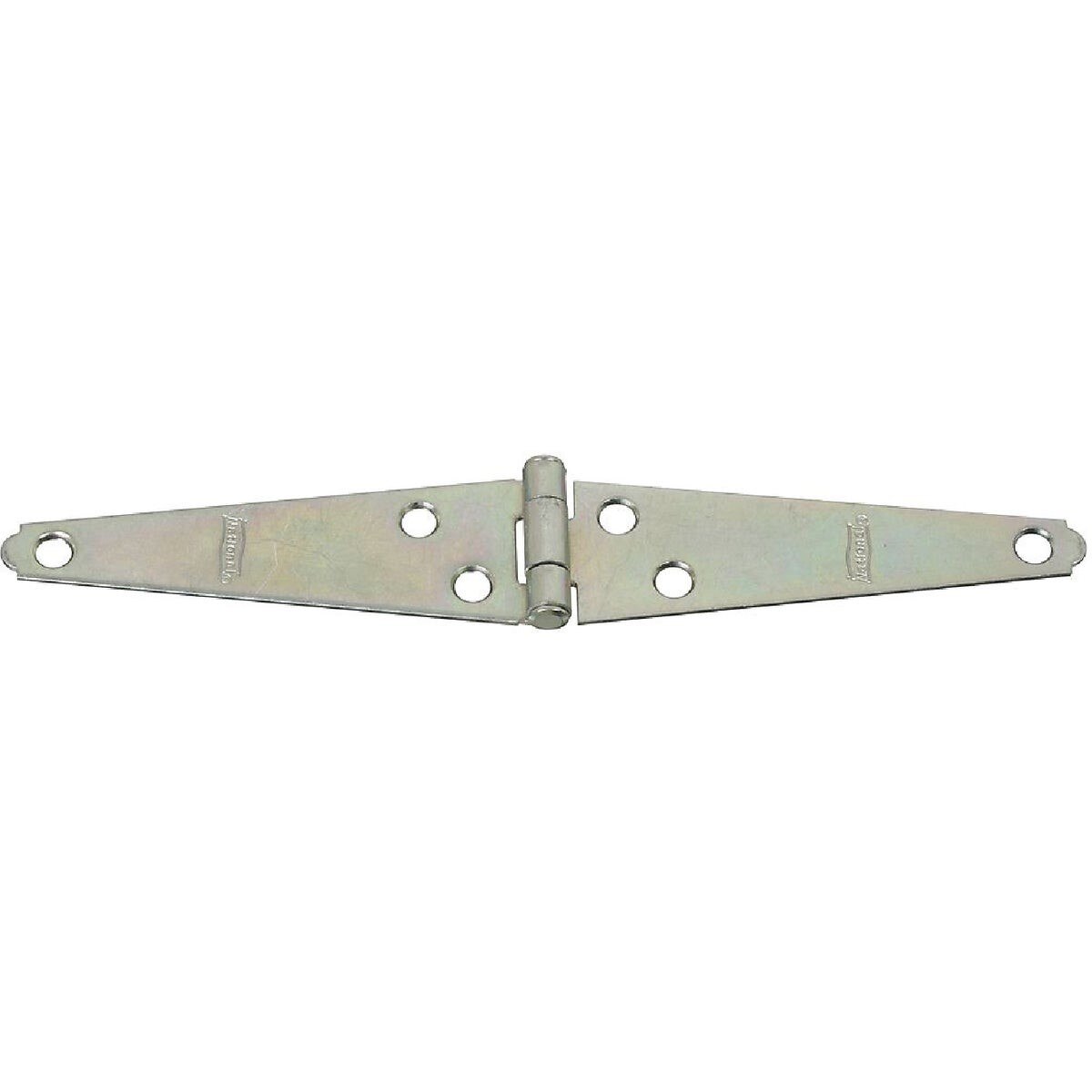 NATIONAL MARKER National Marker N127514 Light Strap Hinge 4 in Zinc 2-pack