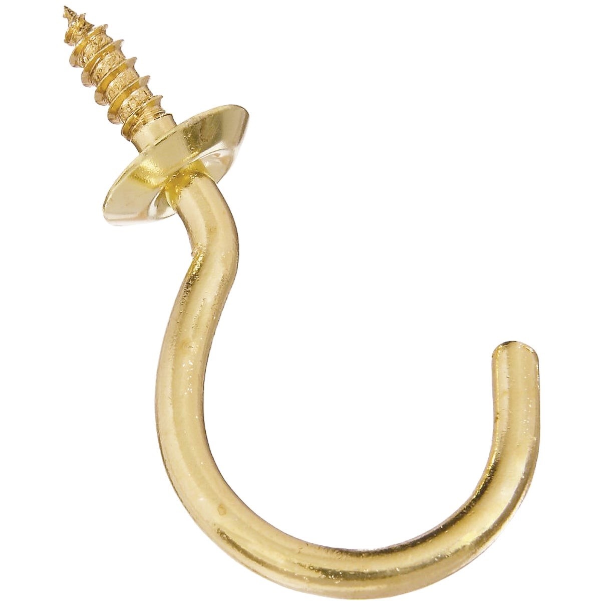 NATIONAL MARKER National Marker N119727 Solid Brass Cup Hook 2 Count