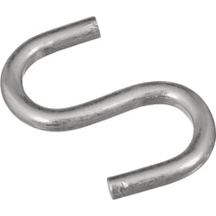 NATIONAL MARKER National Marker N121574 Heavy Open S Hook 1 in Zinc 6 Ct