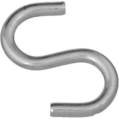 NATIONAL MARKER National Marker N121756 Heavy Open S Hook 3 in Zinc