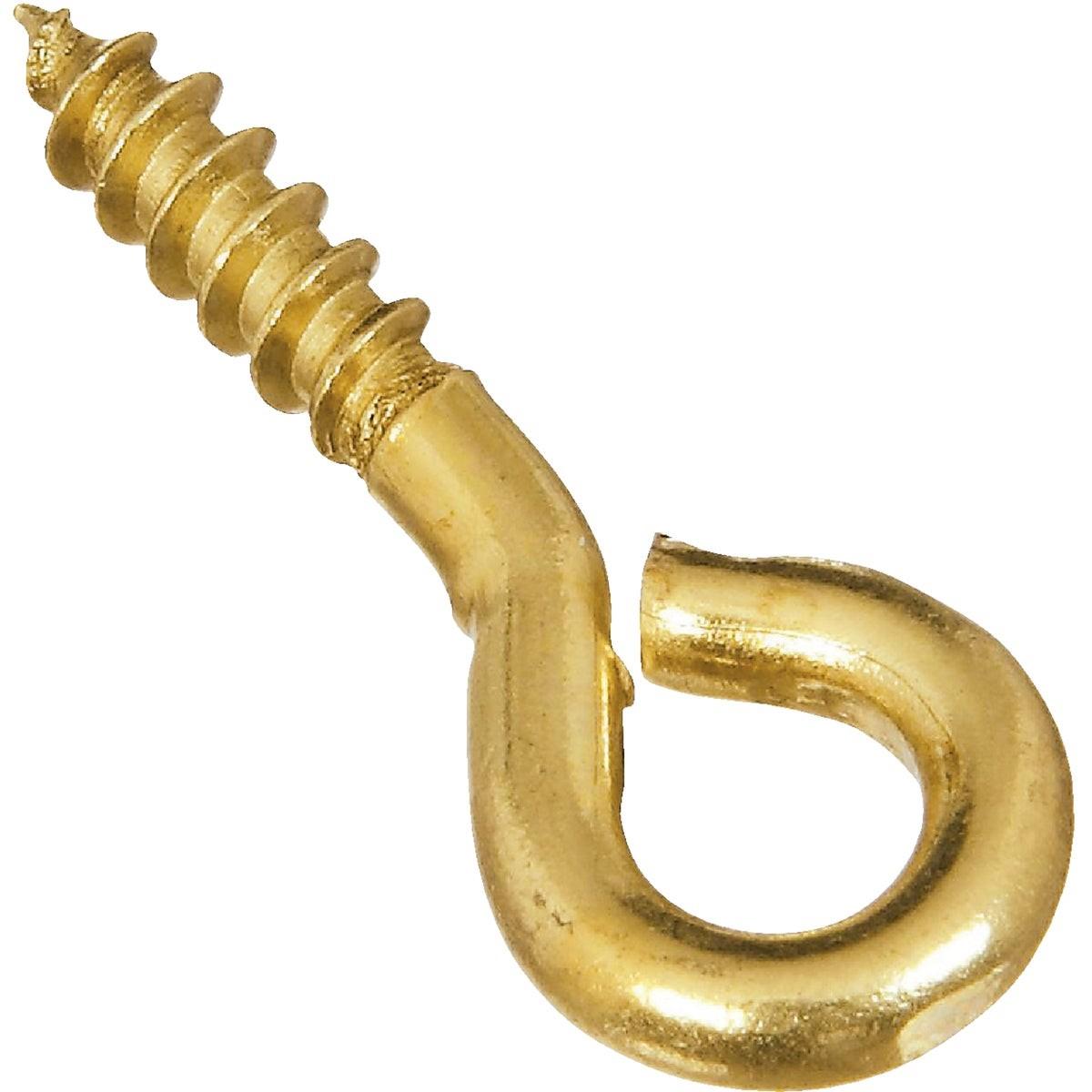 NATIONAL MARKER National Marker N118711 Brass Small Screw Eye 7 Count