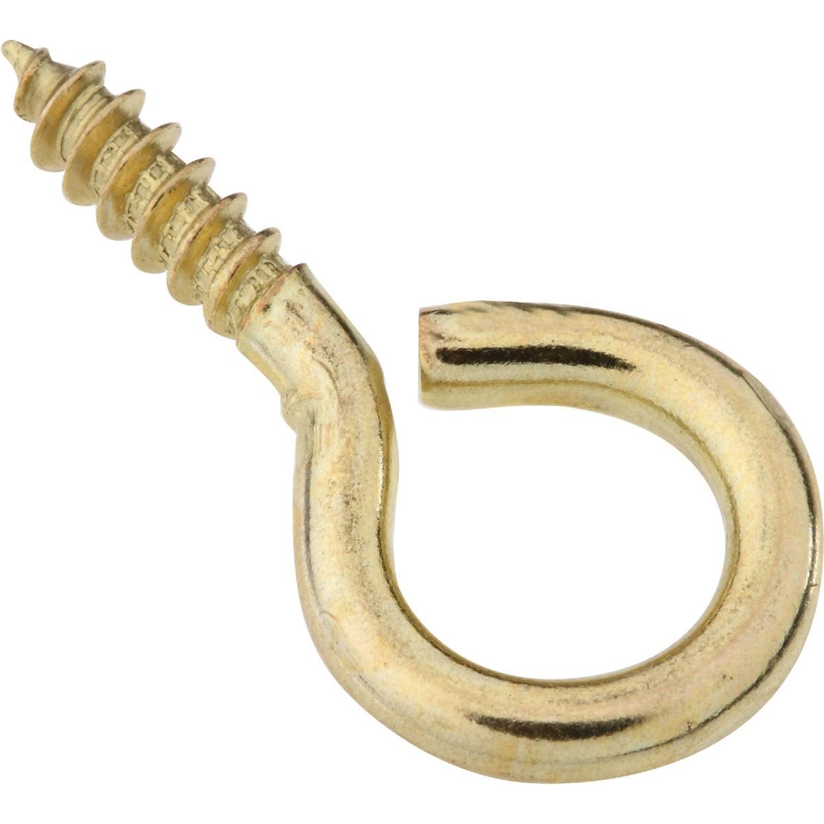 NATIONAL MARKER National Marker N119289 Brass Large Screw Eye 4-pack