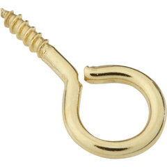 NATIONAL MARKER National Marker N119305 Brass Screw Eye Large 5 Count