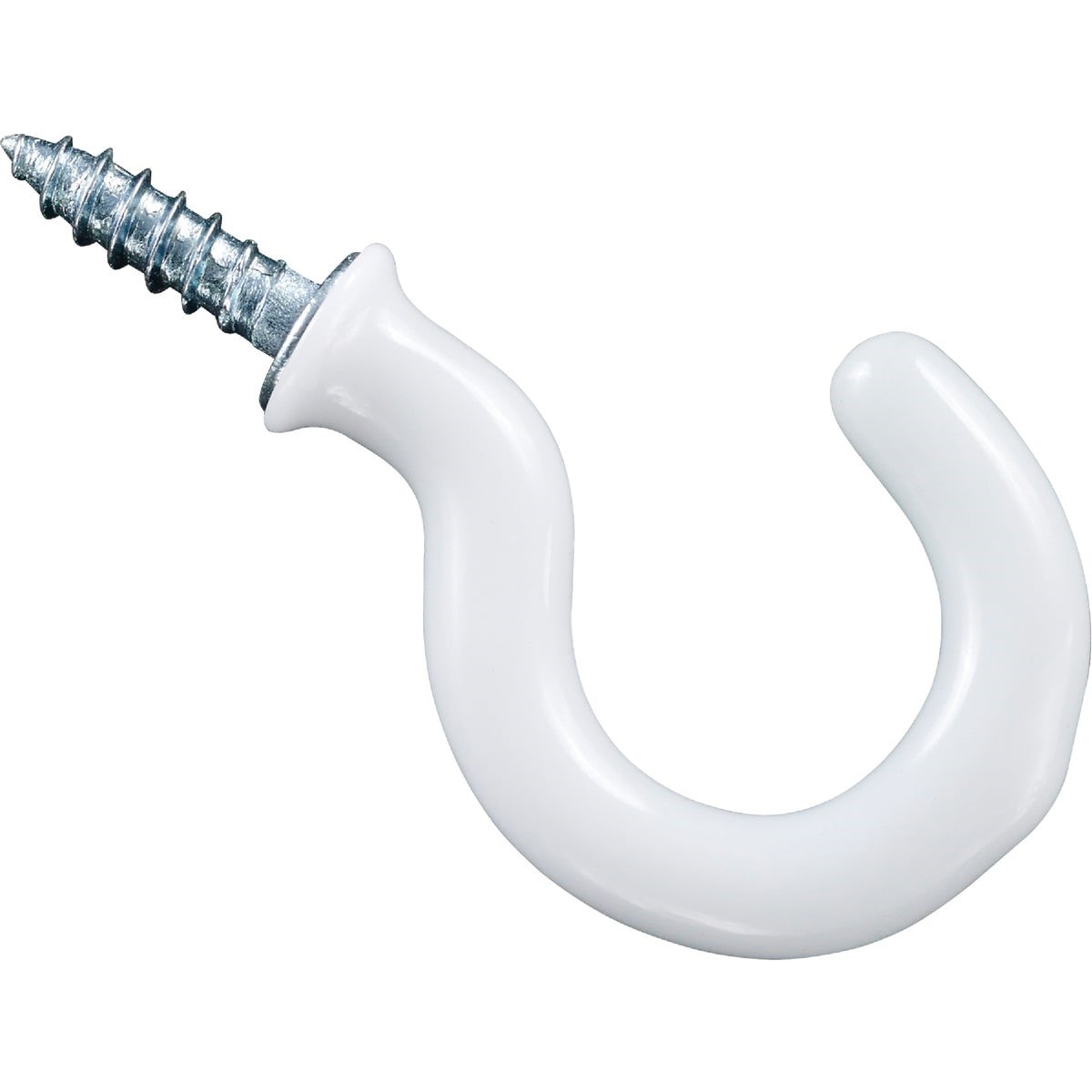 NATIONAL MARKER National Marker N119728 White Vinyl Cup Hook 30 Count