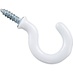 NATIONAL MARKER National Marker N119728 White Vinyl Cup Hook 30 Count