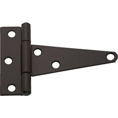 NATIONAL MARKER National Marker N129007 Heavy-duty Tee Hinge 4 in Black 2-pack