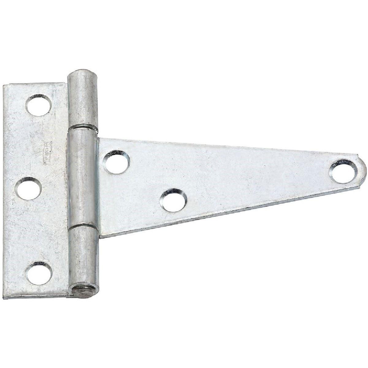 NATIONAL MARKER National Marker N129031 Heavy-duty Tee Hinge 4 in Zinc-plated 2-pack