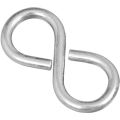 NATIONAL MARKER National Marker N121319 Zinc Light S Hook 1.625 in 4 Pack