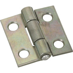 NATIONAL MARKER National Marker N145920 Tight-pin Narrow Hinge 1 in Zinc 2-pack