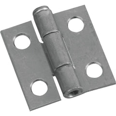 NATIONAL MARKER National Marker N141606 Loose Pin Narrow Hinge 1 in Zinc 2-pack