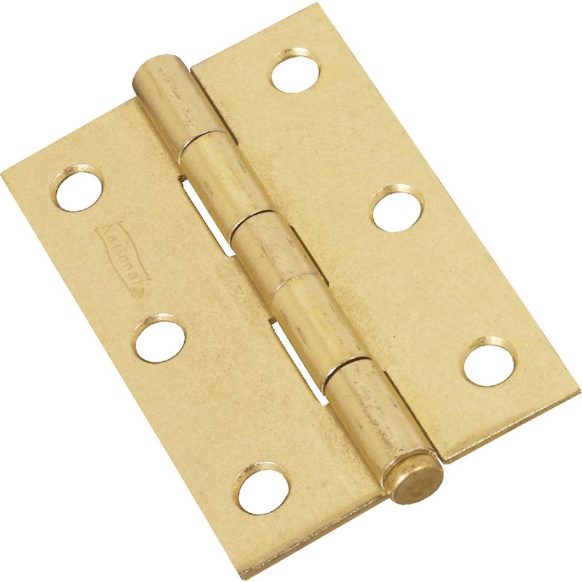 NATIONAL MARKER National Marker N142067 Brass Loose-pin Narrow Hinge 2-pack