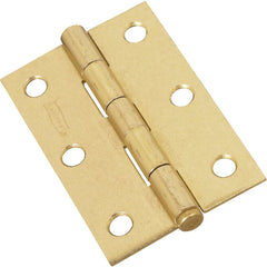 NATIONAL MARKER National Marker N142067 Brass Loose-pin Narrow Hinge 2-pack