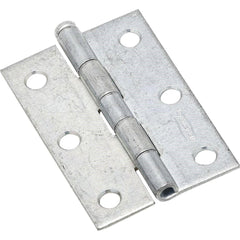 NATIONAL MARKER National Marker N142034 Loose Pin Narrow Hinge 3 in Zinc 2-pack