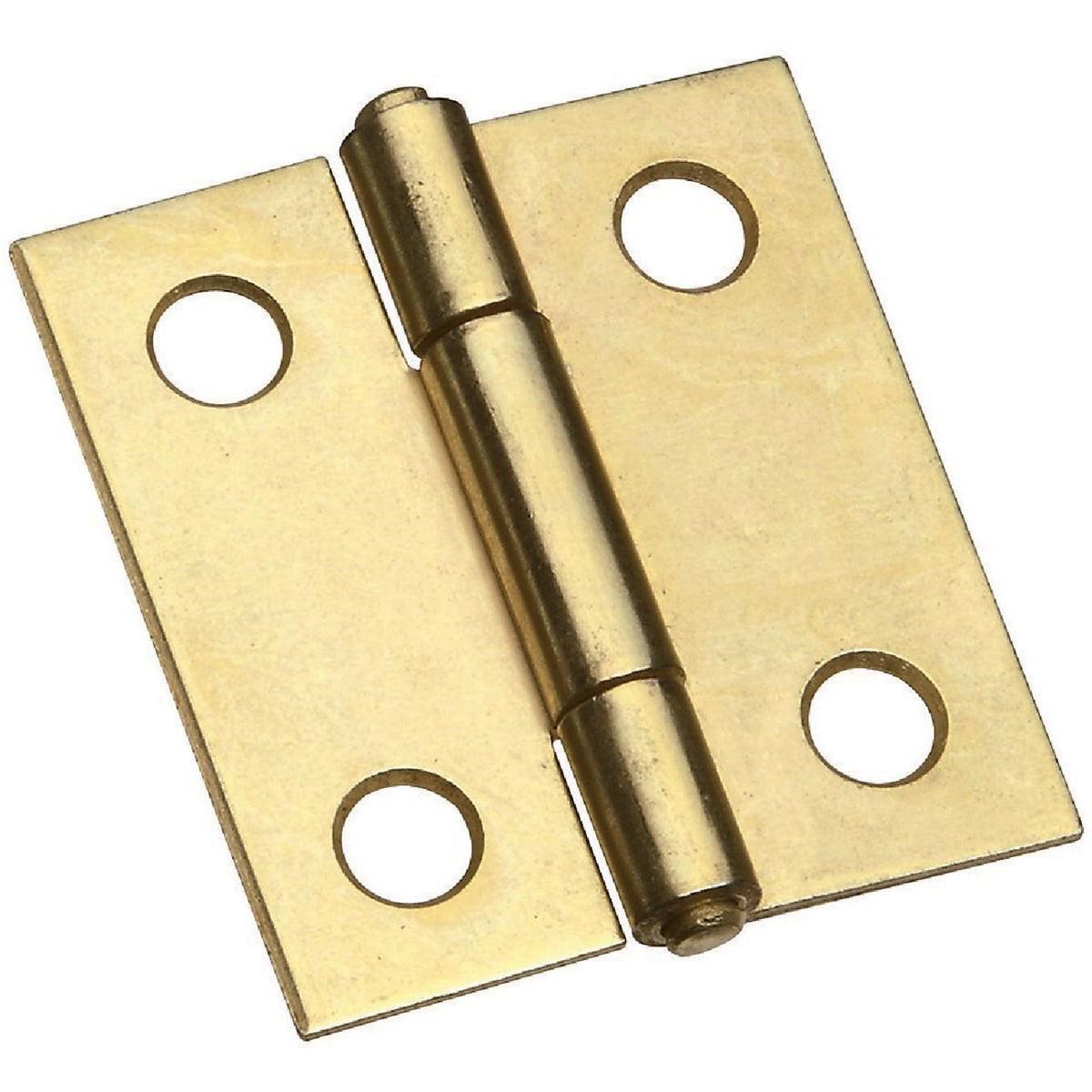 NATIONAL MARKER National Marker N146068 Brass Tight-pin Narrow Hinge 2pk