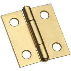 NATIONAL MARKER National Marker N146068 Brass Tight-pin Narrow Hinge 2pk