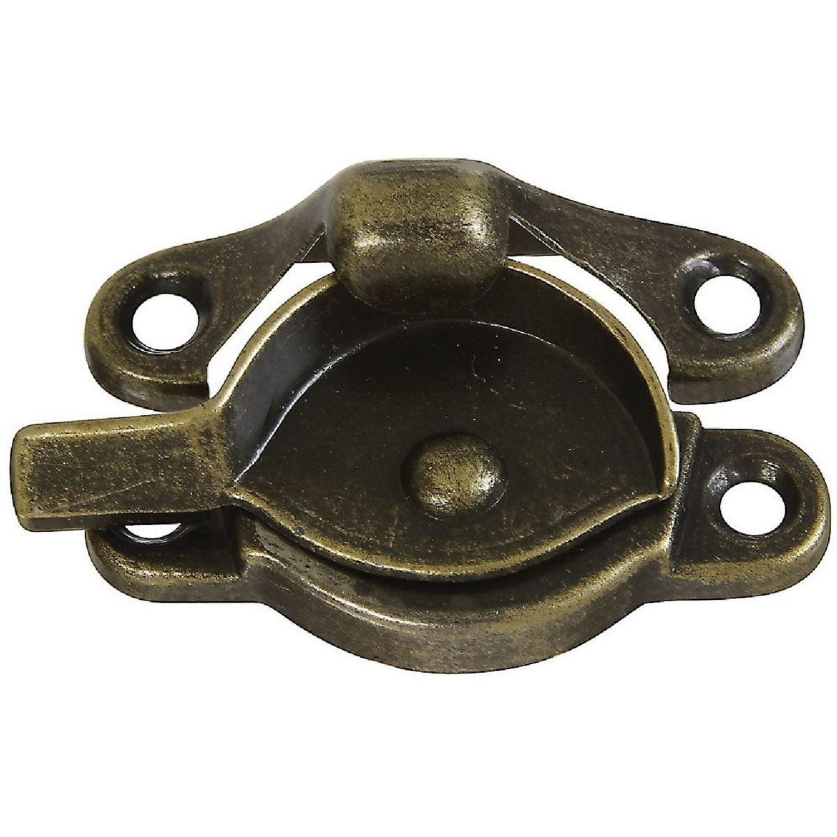NATIONAL MARKER National Marker N148809 Crescent Sash Lock Antique Brass