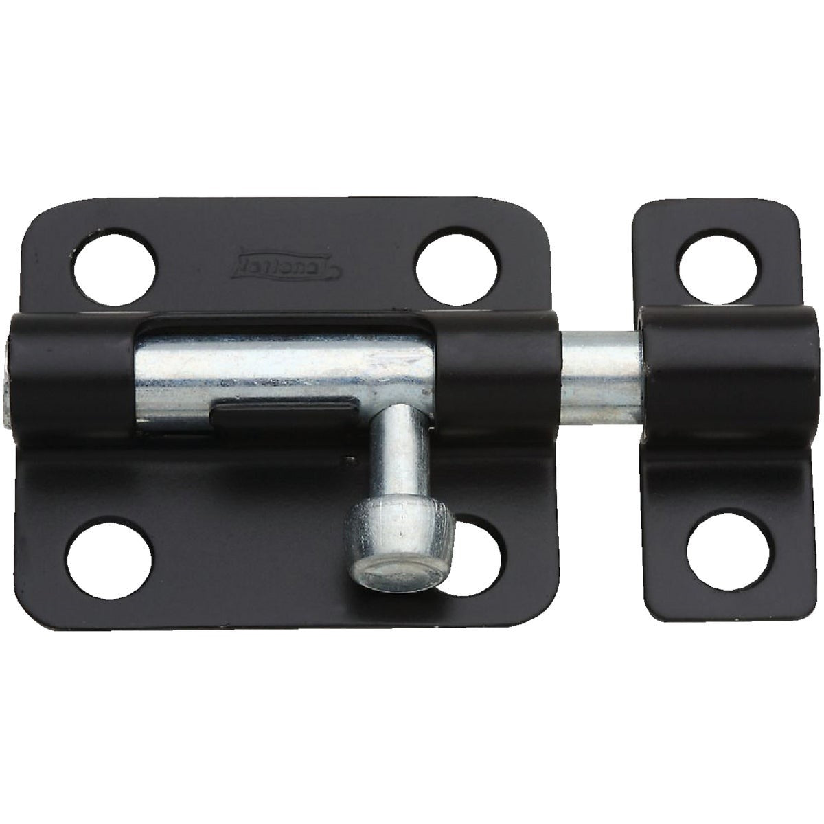 NATIONAL MARKER National Marker N151431 Door Barrel Bolt 2.5 in Black Steel