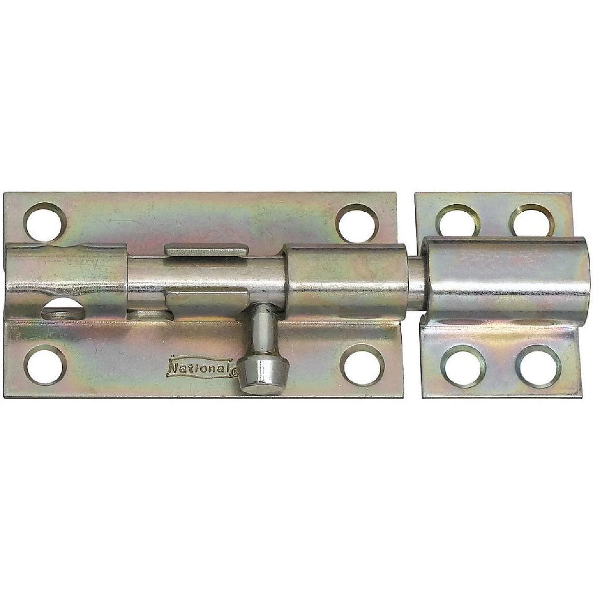 NATIONAL MARKER National Marker N162370 Heavy Barrel Bolt 4 Inch Zinc