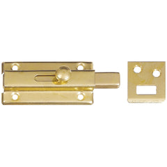 NATIONAL MARKER National Marker N152850 Brass Door Slide Bolt 3 in