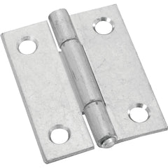 NATIONAL MARKER National Marker N146159 Tight-pin Narrow Hinge 2in Zinc 2-pack