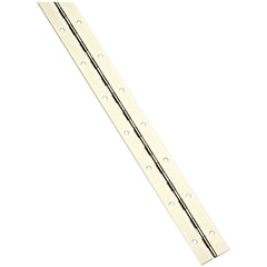 NATIONAL MARKER National Marker N148460 Continuous Hinge 1.5x72 in Brass