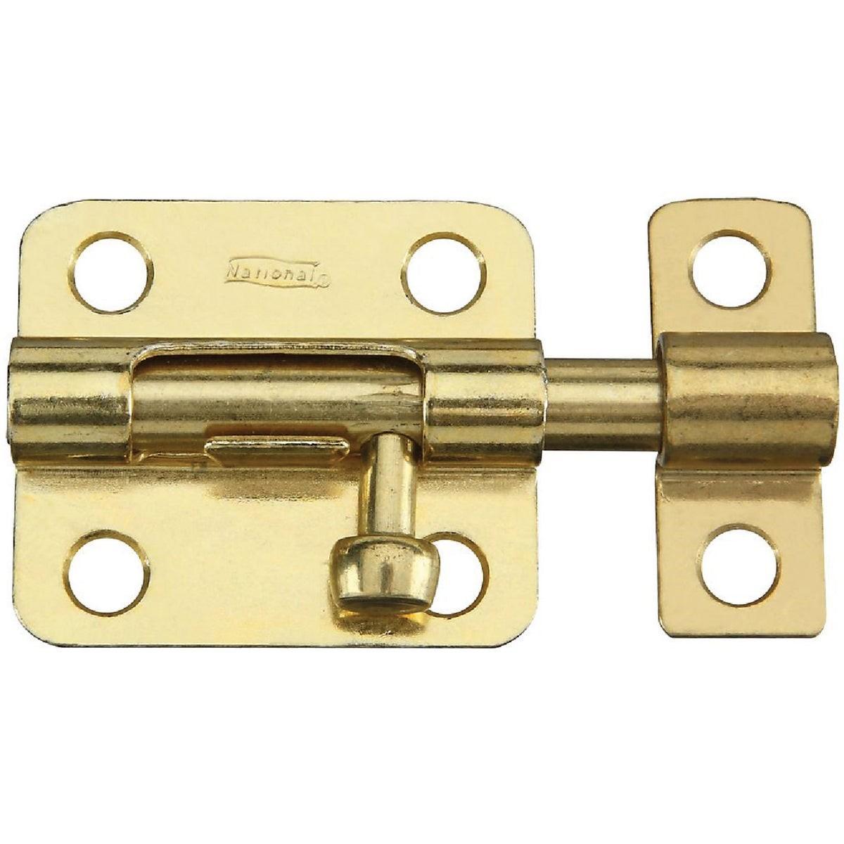 NATIONAL MARKER National Marker N151480 Brass Steel Door Barrel Bolt