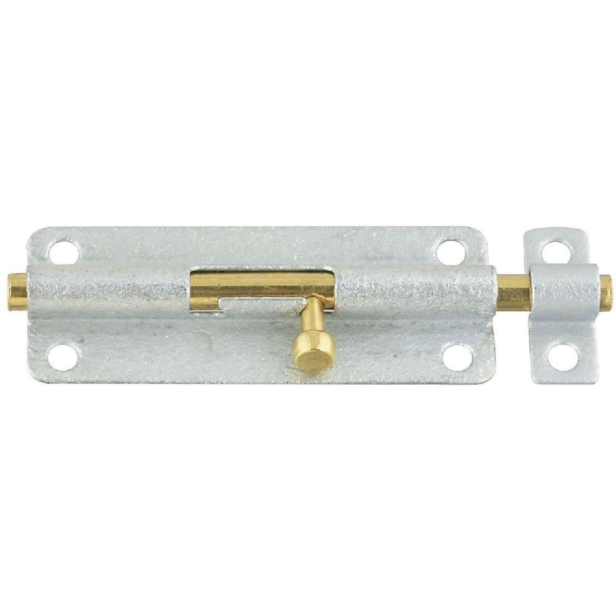 NATIONAL MARKER National Marker N151910 Galvanized Steel Door Barrel Bolt