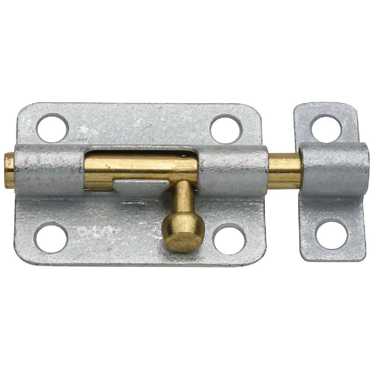 NATIONAL MARKER National Marker N151878 Galvanized Steel Door Barrel Bolt