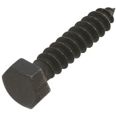 NATIONAL MARKER National Marker N179150 Black Zinc Lag Screw 6 Pack