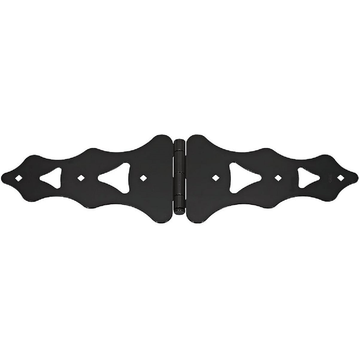 NATIONAL MARKER National Marker N179192 10 in Black Ornamental Strap Hinge
