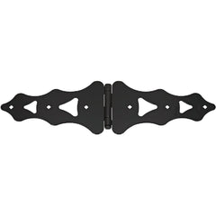 NATIONAL MARKER National Marker N179192 10 in Black Ornamental Strap Hinge